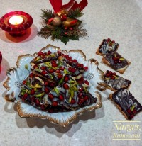 بارک شکلاتی اناری