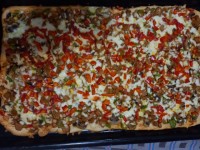 پیتزا مخلوط با خمیر جادویی