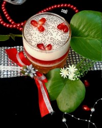 ژله تخم شربتی و ژله بستنی