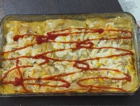 لازانیا گوشت و قارچ