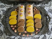 حلوا رولی دورنگ