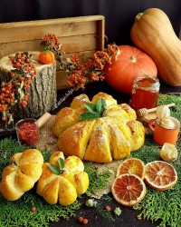نان کدو حلوایی مغزدار