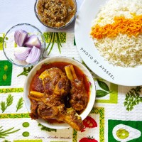 خورشت ماهیچه رستورانی