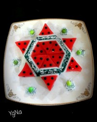 ژله هندوانه مثلثی