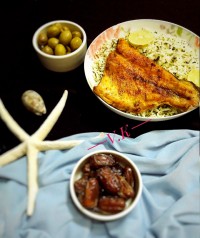 سبزی پلو با ماهی