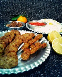 کتلت گوشت کباب تسبیحی کباب انگشتی