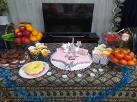 میز تولد مامانم