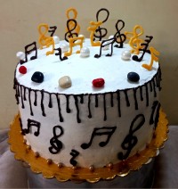 کیک نوت موسیقی