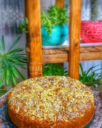 کیک خرما و گردو