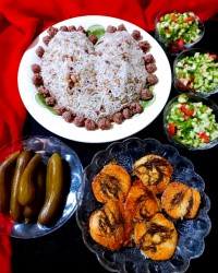 لوبیا پلوی شهر زیبای شیراز