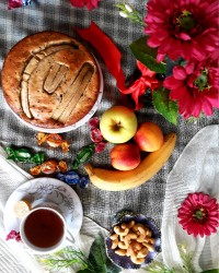 کیک موزی عصرانه