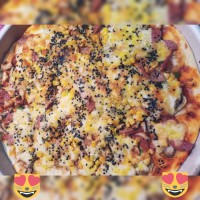 پیتزا مرغ و کوکتل