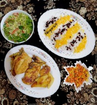 مرغ زعفرانی