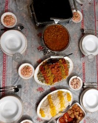 باقالی پلو/قرمه سبزی