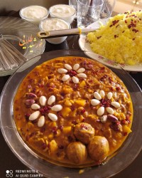 خورش خلال بادام