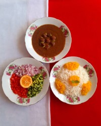 پلو خورشت فسنجون