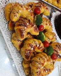 کروسان گوشت و قارچ