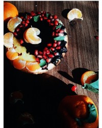 کیک پرتقالی خیس