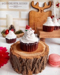 کاپ کیک یلدایی بدون فر