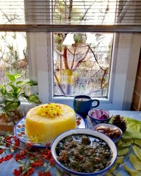 قورمه سبزی غذای بهشتی