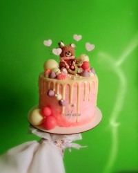 کیک تولد حنیفا گلی