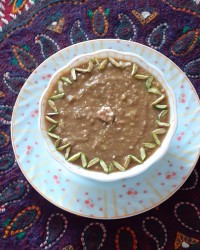 سمنو با آرد جوانه گندم