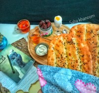نان بربری با تمام نکات با دستور لیلی جون