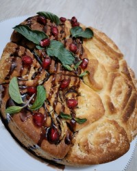 نان رول نارگیلی با دستور حدیث سلطانی