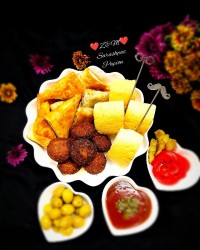 فلافل و سمبوسه پیتزایی ❤️