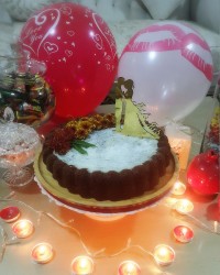 کیک شکلاتی ساده