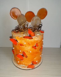 کیکی که جاریم درست کرده