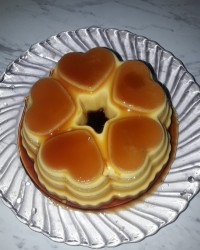 کارامل .کیک باروکش شکلات وسوپ ورمیشل بازرشک تازه من