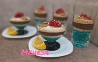 دسر ژله ای،شکلاتی