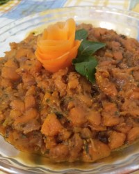 دوپیاز ی هویج خوشمزه و عالی لطفا ورق بزنید