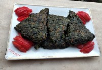 کوکو اسفناج بدون سیب زمینی