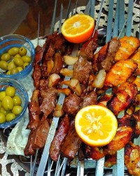 جگر و بال کبابی