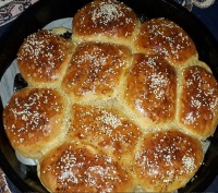 نان پنبه ایی صبحانه با مغزی شکلات