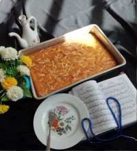 ⚘کیک زعفرانی نارگیلی ⚘