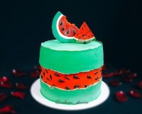 کیک فالت لاین هندوانه ایی