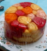 ژله رولی شکل گل