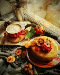 پنکیک کدو حلوایی