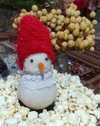 آدم برفی با شلغم