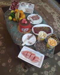 میز شب یلدای ما