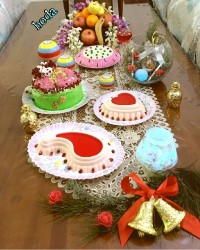 میز دسرهای یلدایی