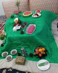 یه شب به یادماندنی کنارعشقم سفره شب چله 1400