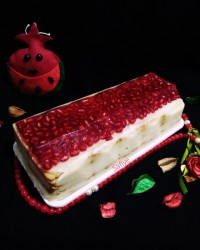 کیک یخچالی انار