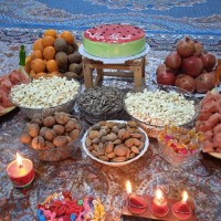 سفره یلدایی عروس? عزیزمون???