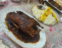 اردک با رب انار