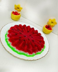 ژله هندوانه بیسکویت اناری شب یلدا ١۴٠٠ شب چله