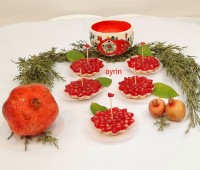 چیز کیک انار (تک نفره)